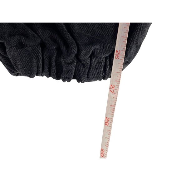 NWT Missguided Sz 8P Denim Riot High Rise Mom Jeans High Joggers Black Carrot - Picture 6 of 8